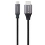 Nanocable Cable USB-C a HDMI 2.0 4K 60Hz 1.8m Negro